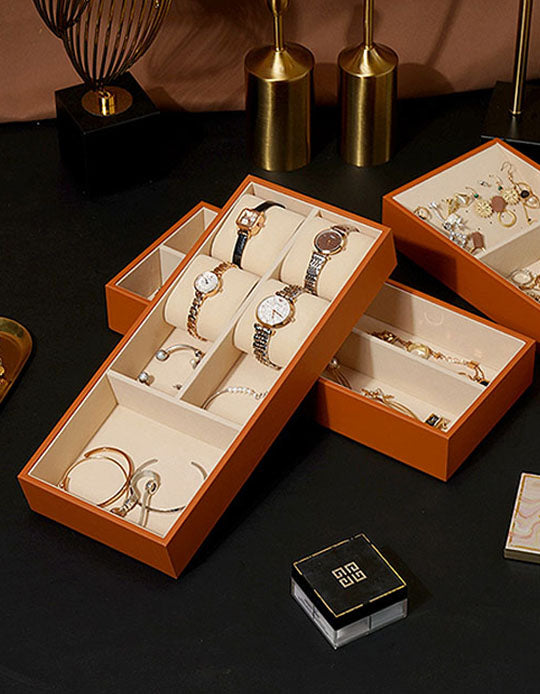 Reyna Mango Jewellery Box Set, Jewellery Storage Set, Orange Le Di Vita