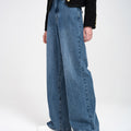 Wide-leg High-rise Denim Jeans
