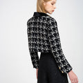 Sequin-embellished High-rise Tweed Shorts