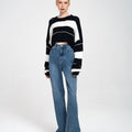 Wide-leg High-rise Denim Jeans