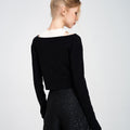 Ribbed Stretch Knit Cardigan and Top Set