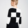 Cropped 2 Colour-block Wool-blend Jumper
