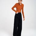 Sequin-embellished Tweed Tapered Pants