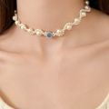 Radiant Twist Pearl Necklace