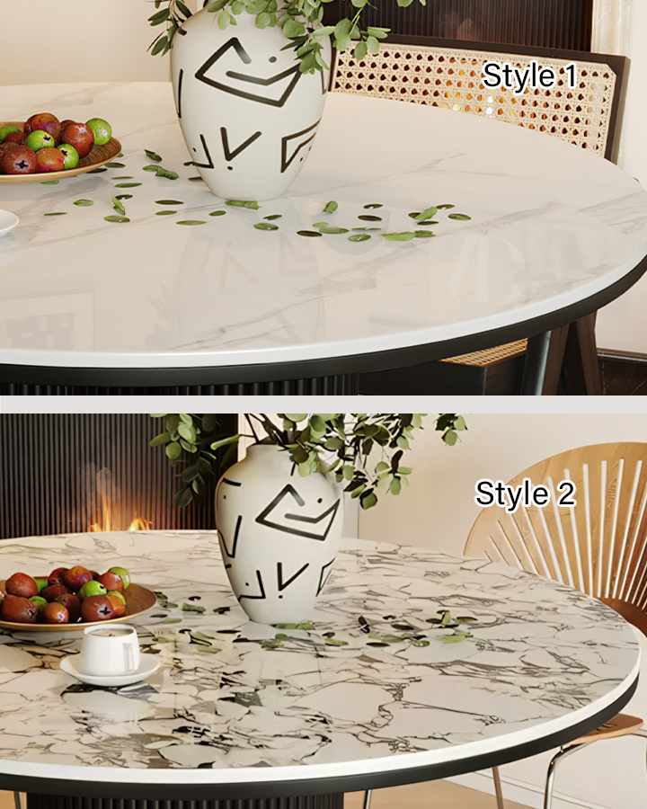 Jen Round Dining Table, Sintered Stone