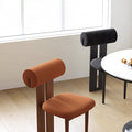 Colin Dining Chair, Black, Brown