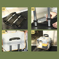 Babur Rolling Suitcase Cat Carrier with Wheels
