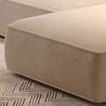 Carter Large Three Seater Corner Sofa, Velvet