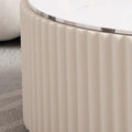 Freya Round Nesting Coffee Table, Sintered Stone