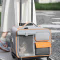 Babur Rolling Suitcase Cat Carrier with Wheels