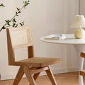 Kay Rattan Dining Chair, Oak Wood