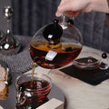 RSTEA: A Set Of Glass Teapot And Cup