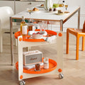 Rebecca Movable Side Table, Trolley & Plastic