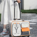 Babur Rolling Suitcase Cat Carrier with Wheels