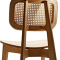 Mary Rattan Dining Chair, Wood