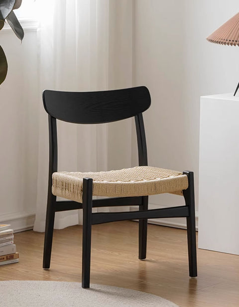 Nan Rope Dining Chair, Wood