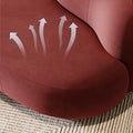 Hiram Three Seater Sofa, Velvet