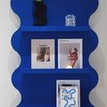 Camille Wave Bookshelf, Display Rack