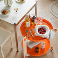 Rebecca Movable Side Table, Trolley & Plastic