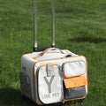 Babur Rolling Suitcase Cat Carrier with Wheels
