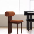 Colin Dining Chair, Black, Brown