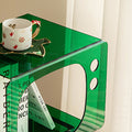 Pop TV Shape Side Table, Acrylic