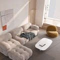 Pacha Accent Lounge Chair, White Boucle