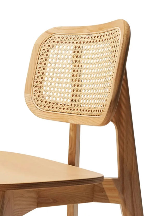 Mary Rattan Dining Chair, Wood
