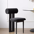 Colin Dining Chair, Black, Brown
