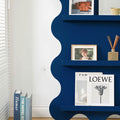 Camille Wave Bookshelf, Display Rack