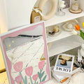 Tulip Acrylic Arc Mirror, Rectangle