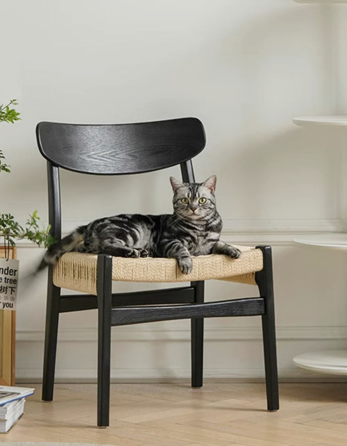 Nan Rope Nan Rope Dining Chair, Wood – Le Di Vita