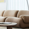 Sean Single Sofa And Ottoman, Boucle