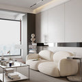 Lison Two Seater Sofa, Boucle