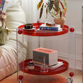 Rebecca Movable Side Table, Trolley & Plastic