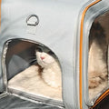 Babur Rolling Suitcase Cat Carrier with Wheels