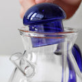 Limoges: A Set Of Glass Teapot Set And Two Glasses