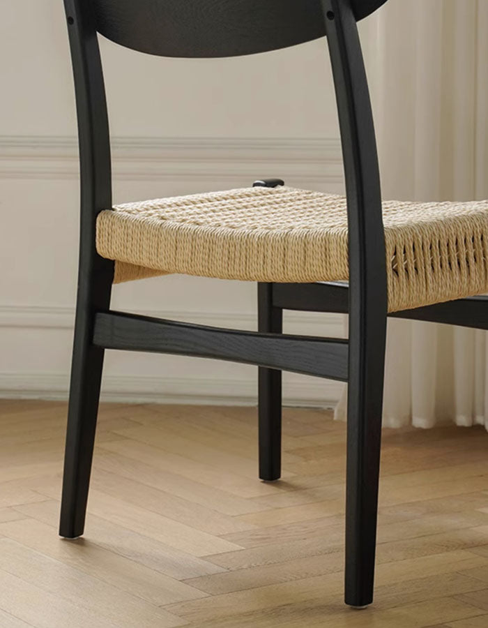 Nan Rope Dining Chair, Wood