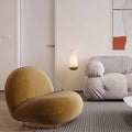 Pacha Accent Lounge Chair, White Boucle