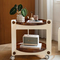 Rebecca Movable Side Table, Trolley & Plastic