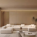 Carter Large Three Seater Corner Sofa, Velvet
