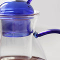 Limoges: A Set Of Glass Teapot Set And Two Glasses