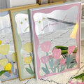 Tulip Acrylic Arc Mirror, Rectangle