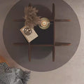 Louis Round Coffee Table, Wood & Glass
