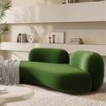 Hiram Three Seater Sofa, Velvet