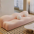 Mace Wave Two Seater Sofa, Three Seater Sofa, Velvet