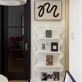 Camille Wave Bookshelf, Display Rack