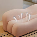 Mace Wave Two Seater Sofa, Three Seater Sofa, Velvet