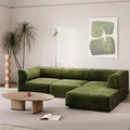 Jesse Three Seater Sofa, Three Seater Corner Sofa, Velvet