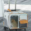 Babur Rolling Suitcase Cat Carrier with Wheels